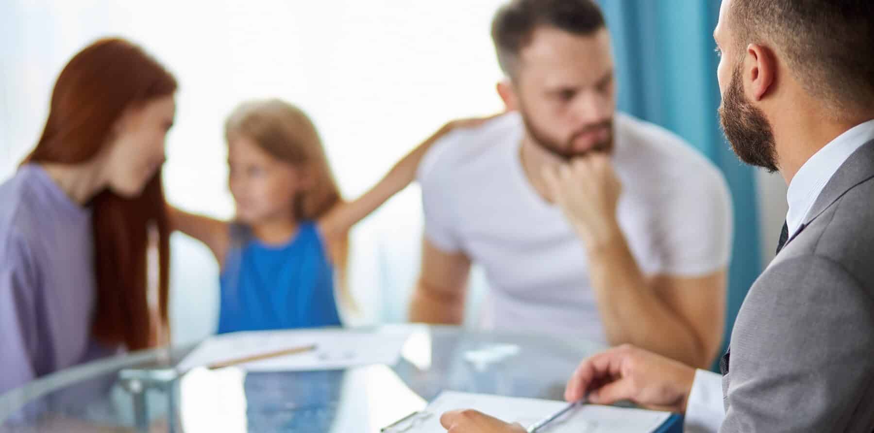 Parents negotiating parenting plans and custody arrangements